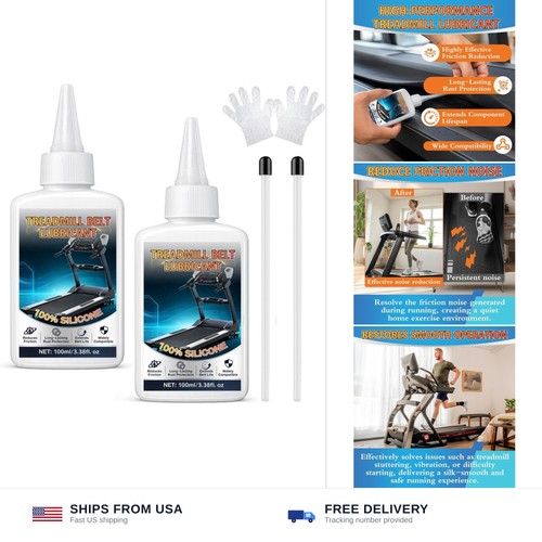 Treadmill belt lubricant